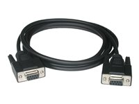 C2G - Null modem-kabel - DB-9 (hunn) til DB-9 (hunn) - 5 m - svart 81420