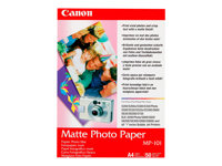Canon MP-101 - Matt - A4 (210 x 297 mm) 50 ark fotopapir - for PIXMA iP90, iX7000, MG8250, MP490, MP550, MP560, MP960, MX330, PRO-1, PRO-10, 100, TS7450 7981A005