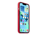 Apple - (PRODUCT) RED - baksidedeksel for mobiltelefon - med MagSafe - silikon - rød - for iPhone 13 MM2C3ZM/A