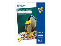 Epson Premium - Blank - harpiksbelagt - A4 (210 x 297 mm) - 255 g/m² - 50 ark fotopapir - for EcoTank ET-2650, 2750, 2751, 2756, 2850, 2851, 2856, 4750, 4850 C13S041624