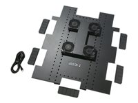 APC Roof Fan Tray - Systemviftebrett - AC 120 V - svart - for NetShelter SX ACF503