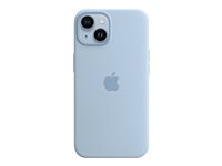 Apple - Baksidedeksel for mobiltelefon - MagSafe-samsvar - silikon - himmelblå - for iPhone 14 MQU93ZM/A