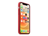 Apple - (PRODUCT) RED - baksidedeksel for mobiltelefon - med MagSafe - silikon - rød - for iPhone 12, 12 Pro MHL63ZM/A