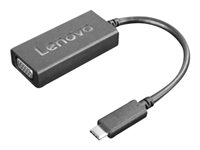 Lenovo - USB/VGA-adapter - 24 pin USB-C (hann) til HD-15 (VGA) (hunn) - 1920 x 1200 (WUXGA)-støtte - CRU 4X90M42956
