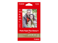 Canon Photo Paper Plus Glossy II PP-201 - Blank - 100 x 150 mm - 260 g/m² - 50 ark fotopapir - for PIXMA iP2600, iP2700, iX7000, MG2555, MG8250, mini320, MP520, MX7600, MX850, TS7450 2311B003
