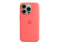 Apple - Baksidedeksel for mobiltelefon - MagSafe-samsvar - silikon - guava - for iPhone 15 Pro MT1G3ZM/A