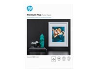 HP Premium Plus Photo Paper - Blank - A4 (210 x 297 mm) - 300 g/m² - 20 ark fotopapir - for Officejet 52XX, 6000, 6000 E609, 68XX, 7000 E809, 80XX; Photosmart B110, Wireless B110 CR672A
