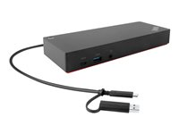 Lenovo ThinkPad Hybrid USB-C with USB-A Dock - Dokkingstasjon - USB-C - 2 x HDMI, 2 x DP - 1GbE - 135 watt - Campus 40AF0135EU