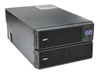 APC Smart-UPS SRT 8000VA RM - UPS (kan monteres i rack) - AC 230 V - 8000 watt - 8000 VA - Ethernet 10/100, USB - utgangskontakter: 14 - 6U - svart - for P/N: AR2487G, AR3100W, AR3105SP, AR3105W, AR3155W, AR3305W, AR3355SP, AR3355W, NBWL0356A SRT8KRMXLI