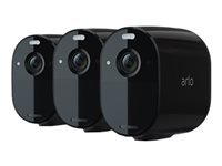 Arlo Essential - Nettverksovervåkingskamera - utendørs, innendørs - værbestandig - farge (Dag og natt) - 1920 x 1080 - 1080p - lyd - trådløs - Wi-Fi - H.264 (en pakke 3) VMC2330B-100EUS