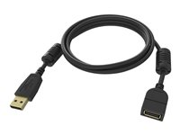 Vision Professional - USB-forlengelseskabel - USB (hann) til USB (hunn) - USB 2.0 - 2 m - svart TC 2MUSBEXT/BL