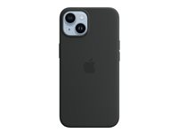 Apple - Baksidedeksel for mobiltelefon - MagSafe-samsvar - silikon - midnatt - for iPhone 14 MPRU3ZM/A