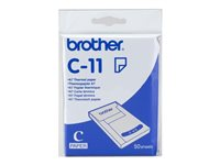 Brother - A7 (74 x 105 mm) 50 ark termisk papir - for m-PRINT MW-100, MW-120, MW-140BT, MW-145BT C11
