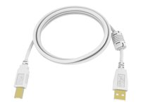 Vision Techconnect 2 - USB-kabel - USB-type B (hann) til USB (hann) - USB 2.0 - 3 m - hvit TC2 3MUSB