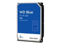 WD Blue WD60EZAX - Harddisk - 6 TB - intern - 3.5" - SATA 6Gb/s - 5400 rpm - buffer: 256 MB WD60EZAX