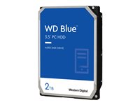 WD Blue WD20EZBX - Harddisk - 2 TB - intern - 3.5" - SATA 6Gb/s - 7200 rpm - buffer: 256 MB WD20EZBX