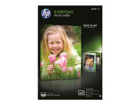 HP Everyday Photo Paper - Blank - 8 mille - 100 x 150 mm - 200 g/m² - 100 ark fotopapir - for Deskjet 21XX, 2622, 36XX; ENVY 5010; Officejet 52XX, 80XX; Photosmart B110, Wireless B110 CR757A