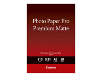 Canon Pro Premium PM-101 - Glatt matt - 310 mikroner - Super A3/B (330 x 483 mm) - 210 g/m² - 20 ark fotopapir - for PIXMA PRO-1, PRO-10, PRO-100 8657B007