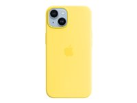 Apple - Baksidedeksel for mobiltelefon - MagSafe-samsvar - silikon - kanarigul - for iPhone 14 MQU73ZM/A
