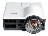 Optoma ML1050ST+ - DLP-projektor - RGB LED - 3D - 1000 lumen - WXGA (1280 x 800) - 16:10 - 720p - kortkast fast linse E1P2A2F6E1Z1