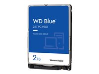 WD Blue WD20SPZX - Harddisk - 2 TB - intern - 2.5" - SATA 6Gb/s - 5400 rpm - buffer: 128 MB - for Intel Next Unit of Computing 13 WD20SPZX