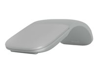 Microsoft Surface Arc Mouse - Mus - optisk - 2 knapper - trådløs - Bluetooth 4.1 - lysegrå - demo, kommersiell FHG-00003