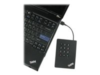 Lenovo ThinkPad USB 3.0 Secure - Harddisk - 500 GB - ekstern (bærbar) - USB 3.0 - 5400 rpm 0A65619