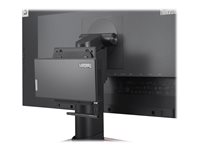 Lenovo Tiny/Nano Monitor Clamp II - Tynn klient for skjermmonteringsbøyle - svart - for ThinkCentre M70q Gen 2; M70q Gen 3; M75t Gen 2; M80q Gen 3; M90q Gen 3; ThinkStation P360 4XH0Z42451