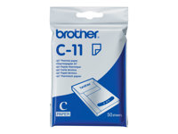Brother - A7 (74 x 105 mm) 50 ark termisk papir - for m-PRINT MW-100, MW-120, MW-140BT, MW-145BT C11