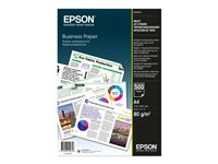 Epson Business Paper - A4 (210 x 297 mm) - 80 g/m² - 500 ark vanlig papir - for EcoTank ET-2850, 2851, 2856, 4850, L6460, L6490; WorkForce Pro RIPS WF-C879, WF-C5790 C13S450075