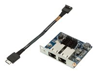 HP Z Dual Port Module - Nettverksadapter - 10Gb Ethernet x 2 - for Workstation Z6 G4, Z8 G4 1QL49AA