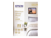 Epson Premium Glossy Photo Paper - Blank - 100 x 150 mm 40 ark fotopapir - for EcoTank ET-1810, 2810, 2811, 2814, 2815, 2820, 2825, 2826, 2850, 2851, 2856, 4800, 4850 C13S042153