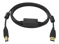 Vision Professional - USB-kabel - USB (hann) til USB-type B (hann) - USB 2.0 - 15 m - aktiv - svart TC 15MUSB+/BL