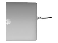 Compulocks Ledge Lock Adapter for MacBook Pro 16" (2019) with Keyed Cable Lock - Sikkerhetssporlåsadapter - sølv - med kabellås med nøkkel - for Apple MacBook Pro 16" (Late 2019) MBPR16LDG01KL