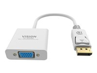 Vision - Videokonverter - DisplayPort - VGA - hvit TC-DPVGA