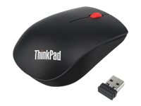 Lenovo ThinkPad Essential Wireless Mouse - Mus - laser - 3 knapper - trådløs - 2.4 GHz - USB trådløs mottaker - Campus 4X30M56887