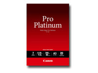 Canon Photo Paper Pro Platinum - A3 (297 x 420 mm) - 300 g/m² - 20 ark fotopapir - for PIXMA Pro9000, Pro9500 2768B017