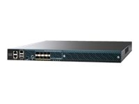 Cisco 5508 Wireless Controller - Netverksadministrasjonsenhet - 8 porter - 25 MAPs (administrerte tilgangspunkter) - 1GbE - 1U - reklame AIR-CT5508-25PROM