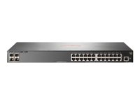 HPE Aruba 2930F 24G 4SFP+ - Switch - L3 - Styrt - 24 x 10/100/1000 + 4 x 1 Gigabit / 10 Gigabit SFP+ (opplink) - rackmonterbar JL253A