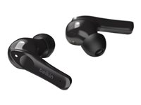 Belkin SoundForm Move Plus - True wireless-hodetelefoner med mikrofon - i øret - Bluetooth - svart PAC002BTBK-GR