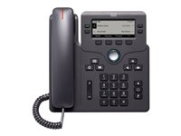 Cisco IP Phone 6841 - VoIP-telefon - SIP, SRTP - 4 linjer - koksgrå CP-6841-3PW-CE-K9=