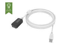 Vision Techconnect - USB-forlengelseskabel - USB (hunn) til USB (hann) - USB 2.0 - 5 m - aktiv - hvit TC 5MUSBEXT+