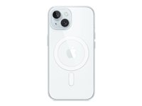 Apple - Baksidedeksel for mobiltelefon - MagSafe-samsvar - polykarbonat - blank - for iPhone 15 MT203ZM/A