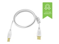 Vision Techconnect 2 - USB-kabel - USB-type B (hann) til USB (hann) - USB 2.0 - 5 m - hvit TC2 5MUSB