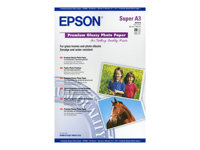 Epson Premium - Blank - Super A3/B (330 x 483 mm) - 255 g/m² - 20 ark fotopapir - for SureColor SC-P700, P7500, P900, P9500, T2100, T3100, T3400, T3405, T5100, T5400, T5405 C13S041316