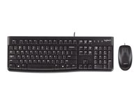 Logitech Desktop MK120 - Tastatur- og mussett - USB - Nordisk 920-002823