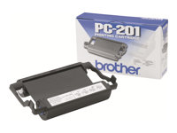Brother PC201 - Svart - skriverbånd - for Brother MFC-1770, MFC-1780, MFC-1870, MFC-1970; IntelliFAX 1170, 1270, 1570, 1575 PC201