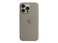 Apple - Baksidedeksel for mobiltelefon - MagSafe-samsvar - silikon - leire - for iPhone 15 Pro Max MT1Q3ZM/A