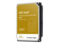 WD Gold - Harddisk - Enterprise - 24 TB - intern - 3.5" - SATA 6Gb/s - 7200 rpm - buffer: 512 MB WD241KRYZ