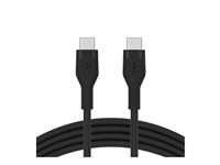 Belkin BOOST CHARGE - USB-kabel - 24 pin USB-C (hann) til 24 pin USB-C (hann) - 1 m - svart CAB009BT1MBK
